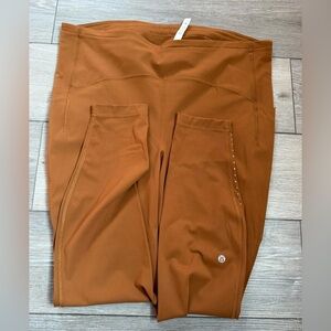 NWOT Lululemon Swift Speed Copper Brown Leggings 18